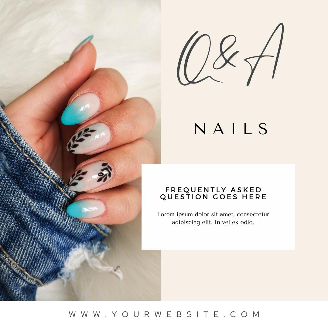 Nail Tech Social Media Canva Templates | Beauty Salon & Nail Artist Marketing | Social Media Planner, Analytics Guide - Social Canvas