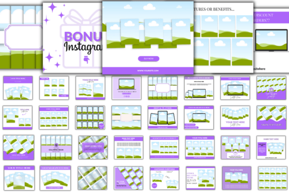 135 Editable Etsy Mockups (Canva Template Bundle) (MRR)