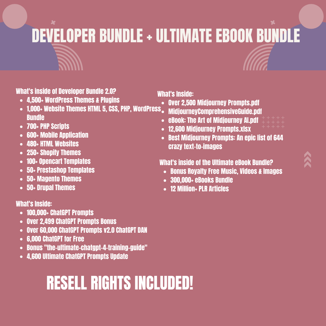 Complete Digital Marketing Course + 30 Million+ Digital Products Bundle – Learn, Launch, and Grow Your Online Income with PLR, MRR & DFY Content