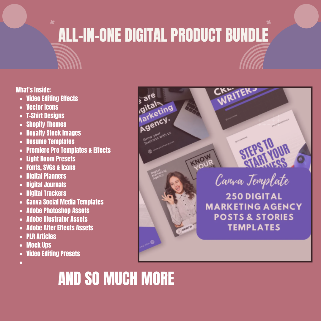 Complete Digital Marketing Course + 30 Million+ Digital Products Bundle – Learn, Launch, and Grow Your Online Income with PLR, MRR & DFY Content