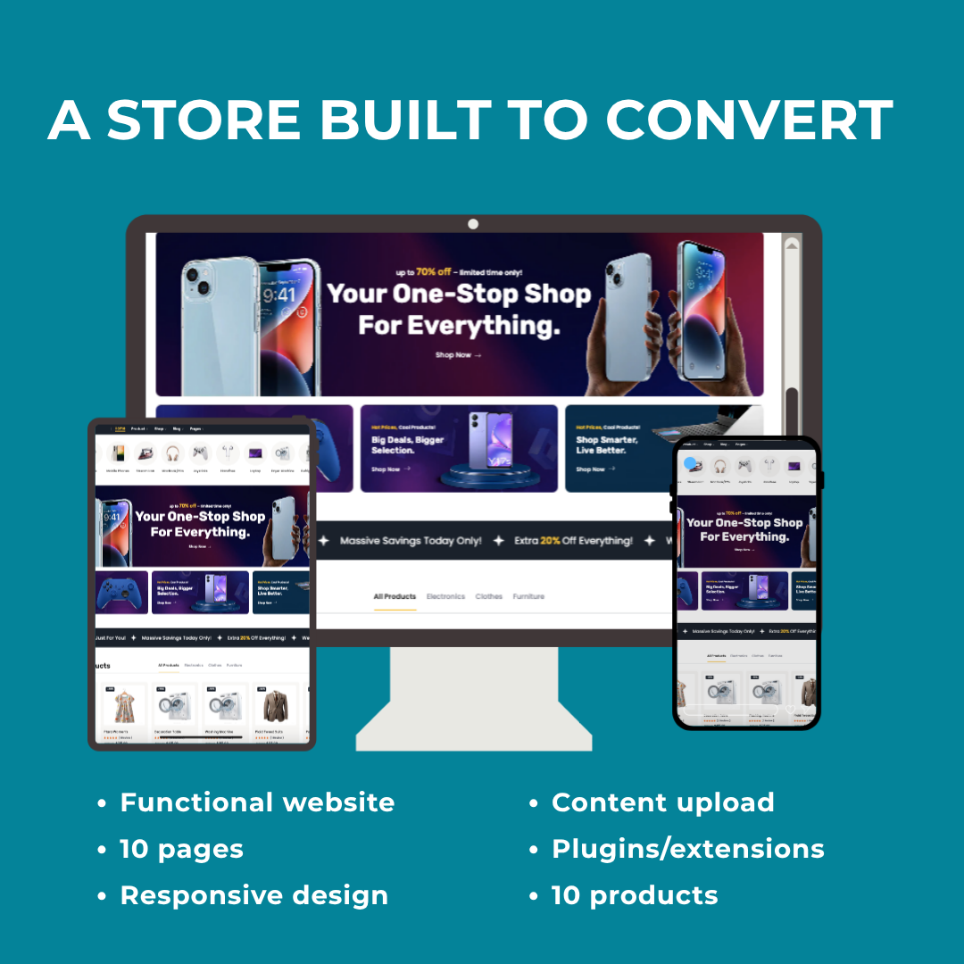 Premium Shopify Dropshipping Store - includes $50 in Facebook ads
