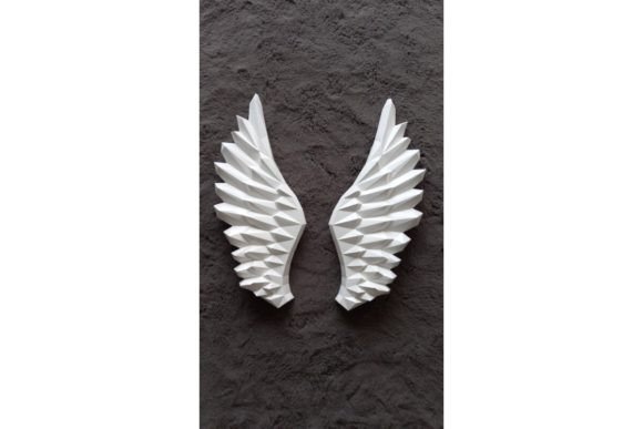 3D Papercraft Wings SVG – DIY Angel & Fairy Wing Cutting Files (MRR)