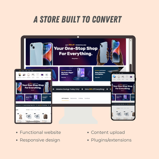 High Converting Shopify Dropshipping Store - includes $20 in Facebook ads