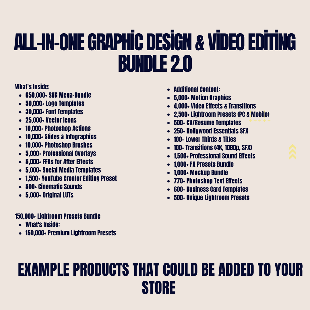 100 Digital Products + Done-for-You Shopify Store – Launch & Sell + Domain + 14-day money-back guarantee - $50 Facebook Ads Included
