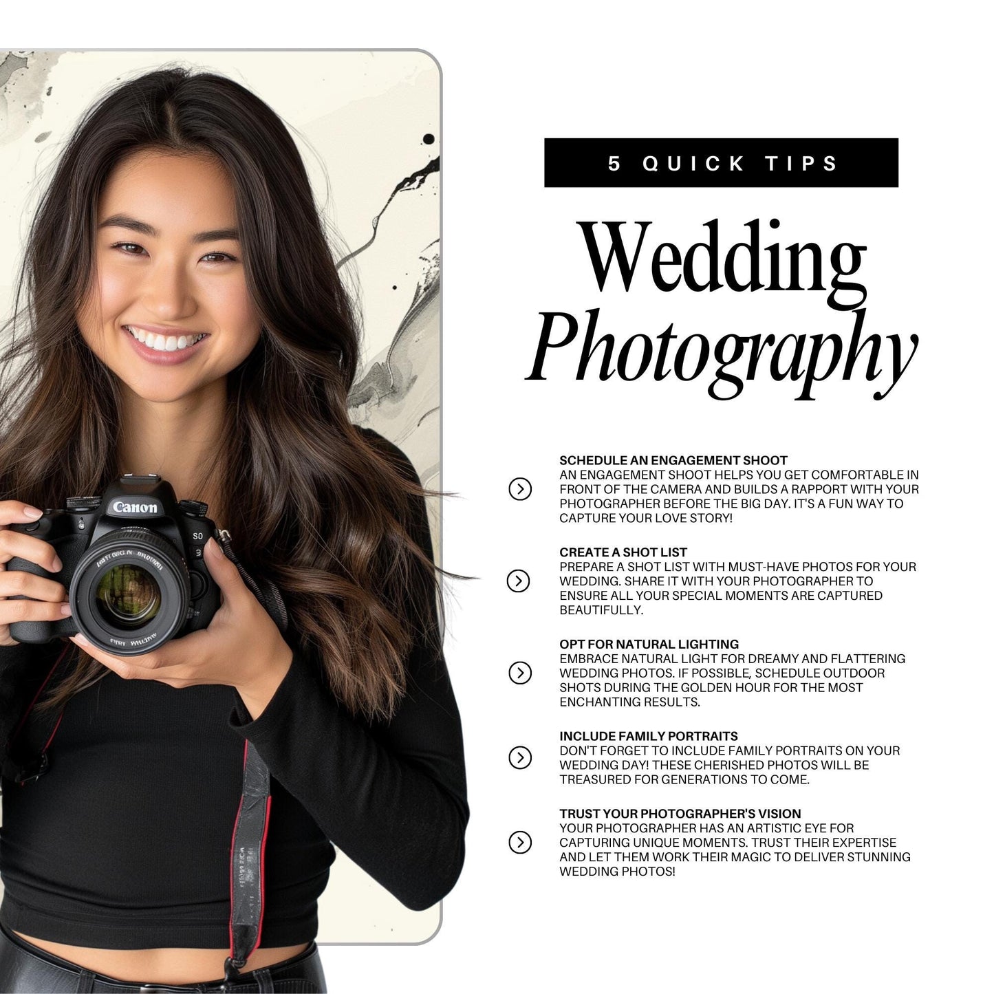 Photography Social Media Canva Templates | Wedding & Portrait Photographer Marketing Kit - Social Canvas
