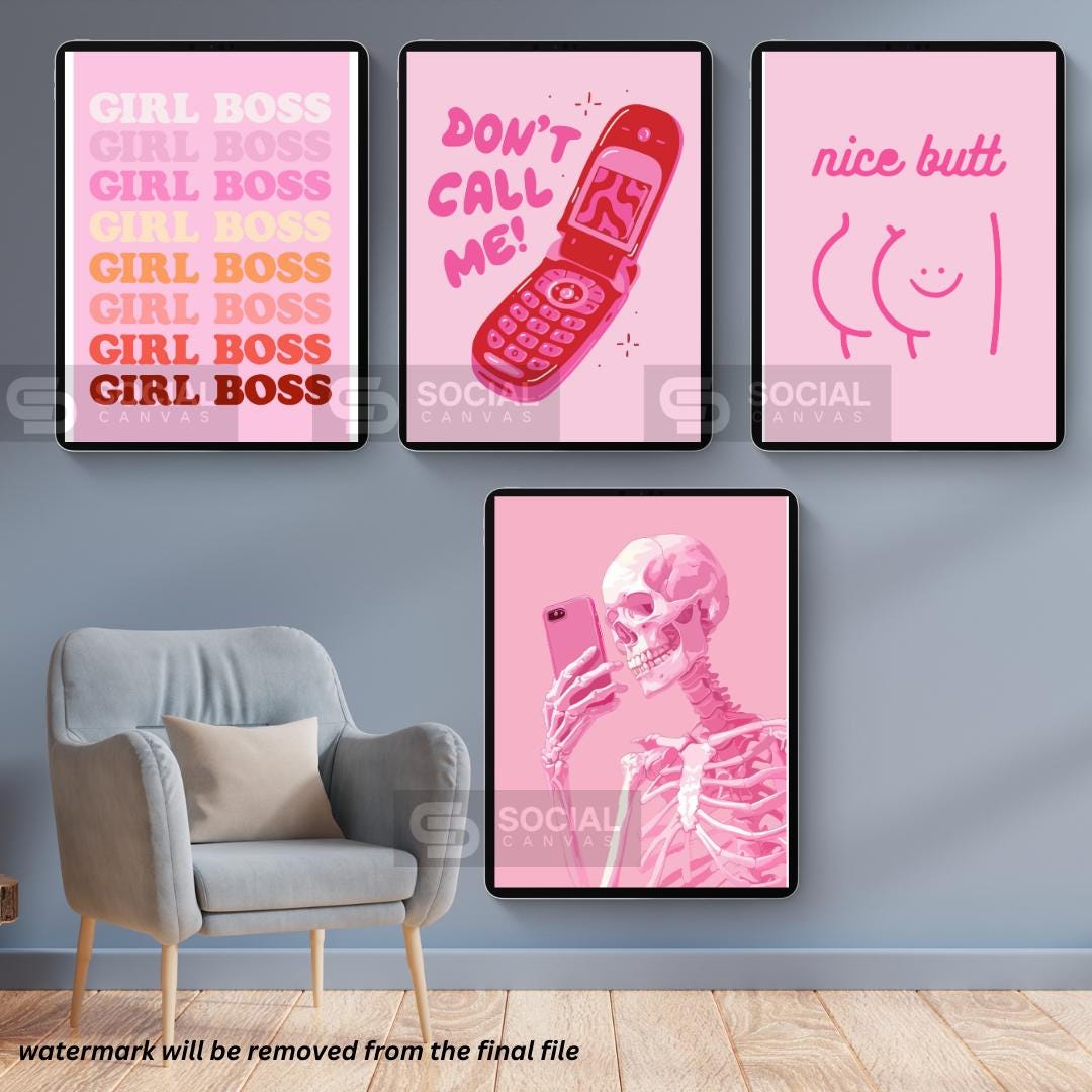 More Wine Pop Art - Playful Typography Wall Art - Iconic Pop Art Print | 600 Pop Art Prints Bundle - Social Canvas