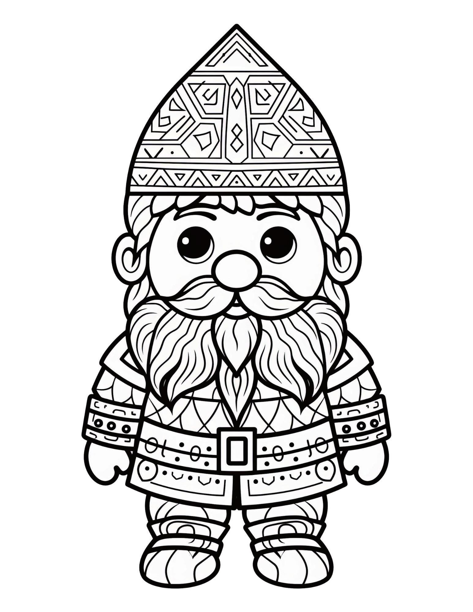Folk Art Coloring Book | 25-Page Canva Template with Traditional Folk-Inspired Designs | Creative Coloring Pages for All Ages - Social Canvas
