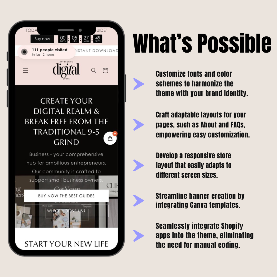 100 Digital Products + Done-for-You Shopify Store – Launch & Sell + Domain + 14-day money-back guarantee - $50 Facebook Ads Included