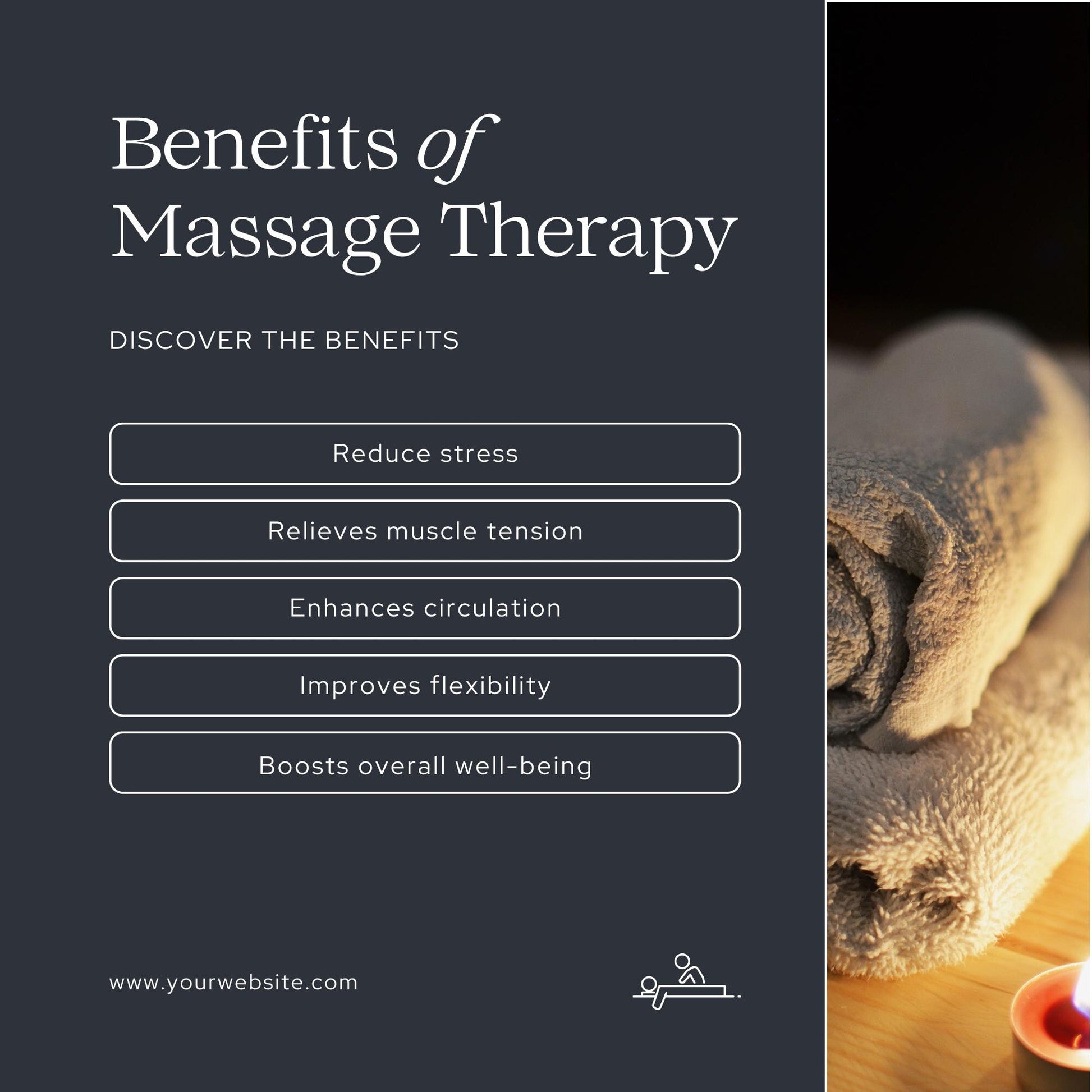30 Massage Therapy Social Media Templates | Social Media Planner and Analytics Guide | Wellness, Spa and Self-Care Instagram Posts - Social Canvas