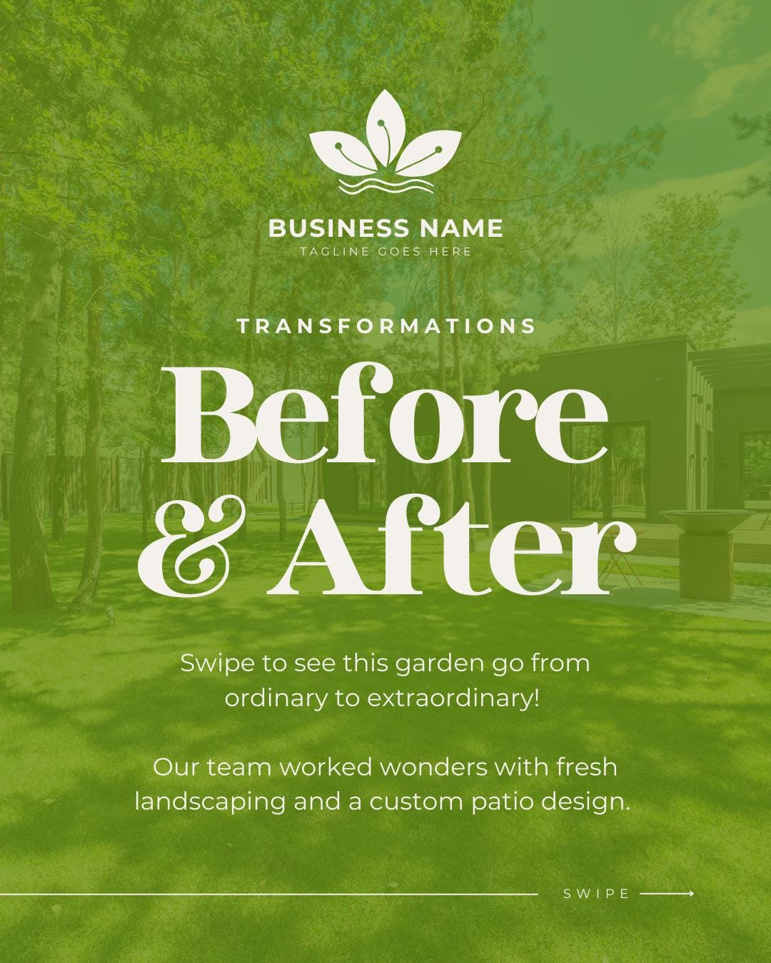 Landscaping Social Media Template Bundle | Canva Lawn Care Marketing Kit | Gardening Business | Social Media Planner and Analytics Guide - Social Canvas