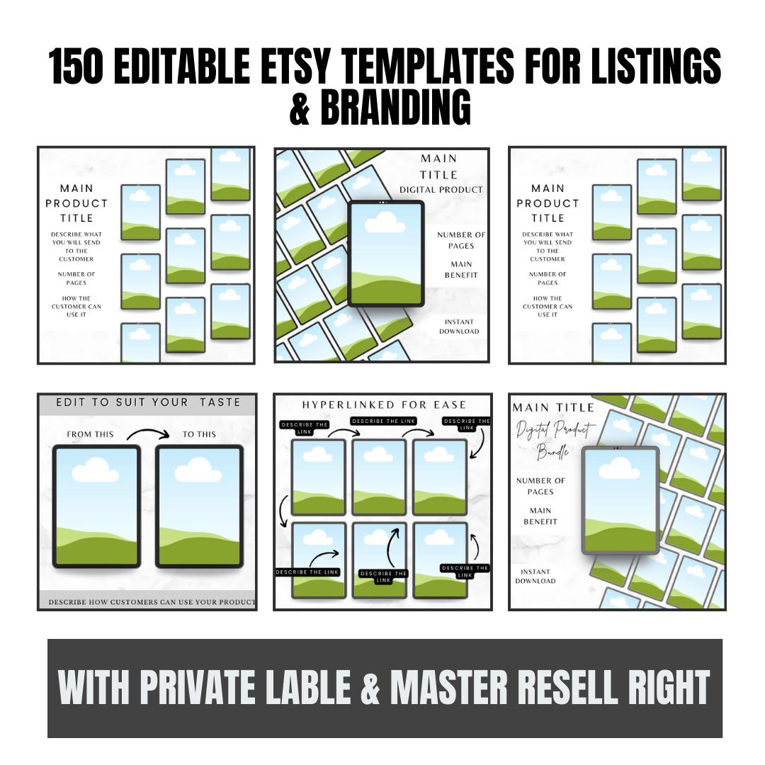 50 Bauhaus Exhibition Posters | Resellable Digital Art Bundle + Canva Guide + Product Listing Templates | MRR Digital Download - Social Canvas