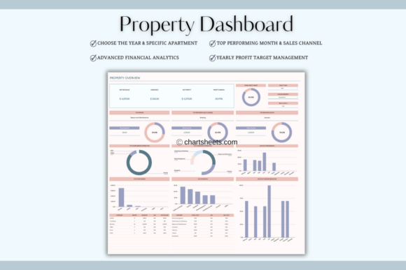 Airbnb Profit & Expense Tracker (Excel/Google Sheets) (MRR)
