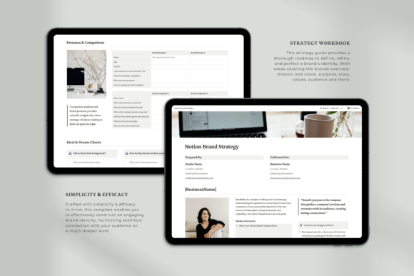 All-in-One Notion Branding Kit – Editable Templates for Personal & Business Branding (MRR)