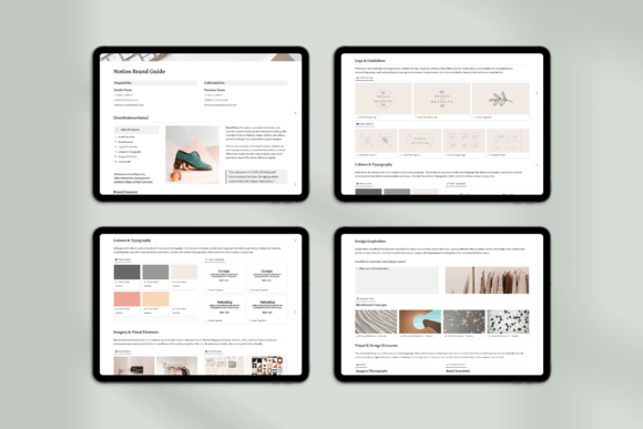 All-in-One Notion Branding Kit – Editable Templates for Personal & Business Branding (MRR)