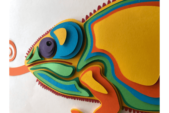 Chameleon Clipart – Colorful Reptile PNGs for Crafts & Digital Designs (MRR)
