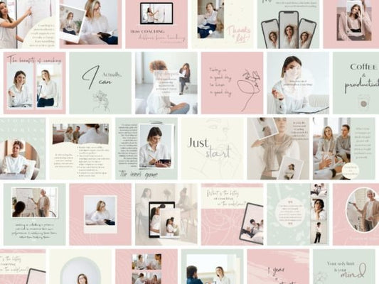 Instagram Coach Templates – Editable Social Media Kit for Business (MRR) - Social Canvas