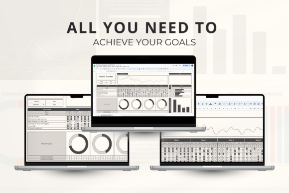 2025 Habit Tracker – Google Sheets Template for Daily & Monthly Goals (MRR)