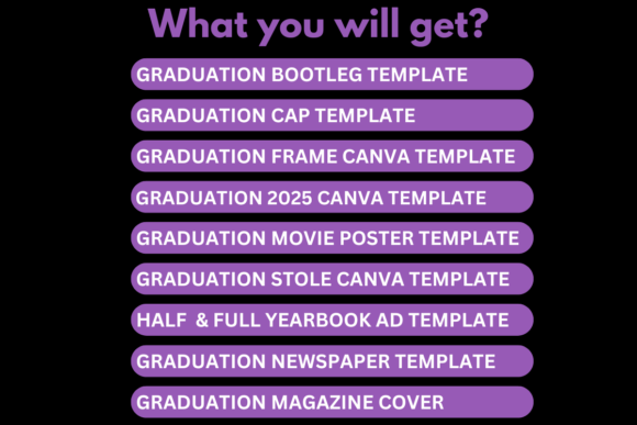 Graduation Bootleg Bundle – Editable Canva Templates for Shirts, Flyers & More - Social Canvas