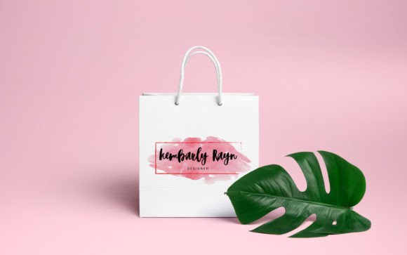 Watercolor & Brush Logo Branding Kit – Hand-Painted Logo Elements, Backgrounds & Design Tools