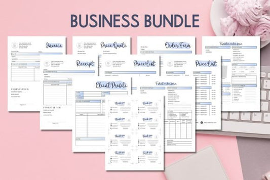 Small Business Document Bundle – Editable Canva Templates for Branding & Operations - Social Canvas