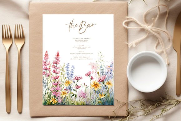 Wildflower Spring Clipart Collection (PNG) (MRR)