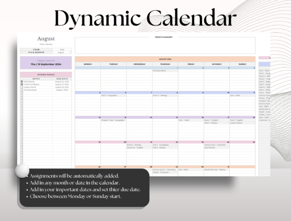 Student Planner & Homework Tracker for Academic Success