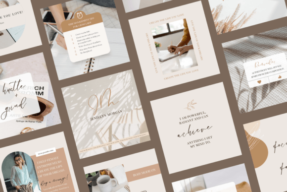 Women’s Business Social Media Templates – Editable Canva & PSD Kit (MRR)