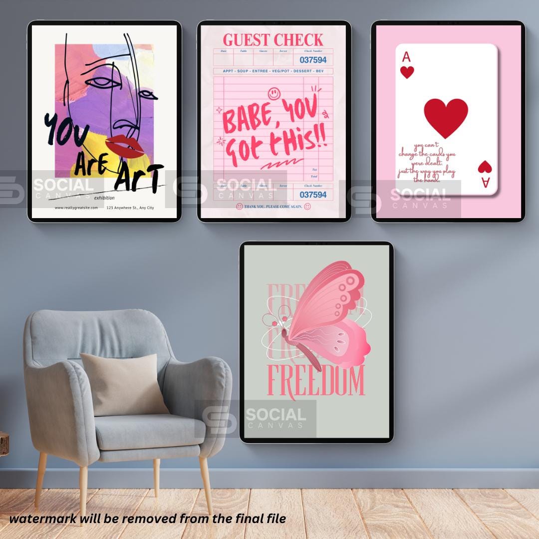 More Wine Pop Art - Playful Typography Wall Art - Iconic Pop Art Print | 600 Pop Art Prints Bundle - Social Canvas
