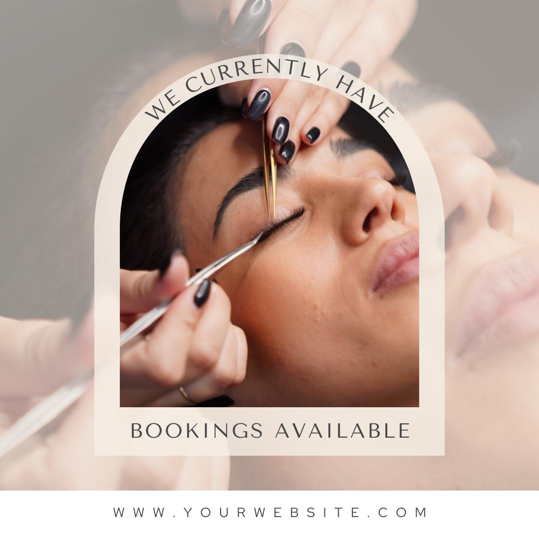 Lash Tech Social Media Canva Templates | Beauty Salon & Eyelash Extension Marketing Kit | Social Media Planner, Analytics Guide - Social Canvas