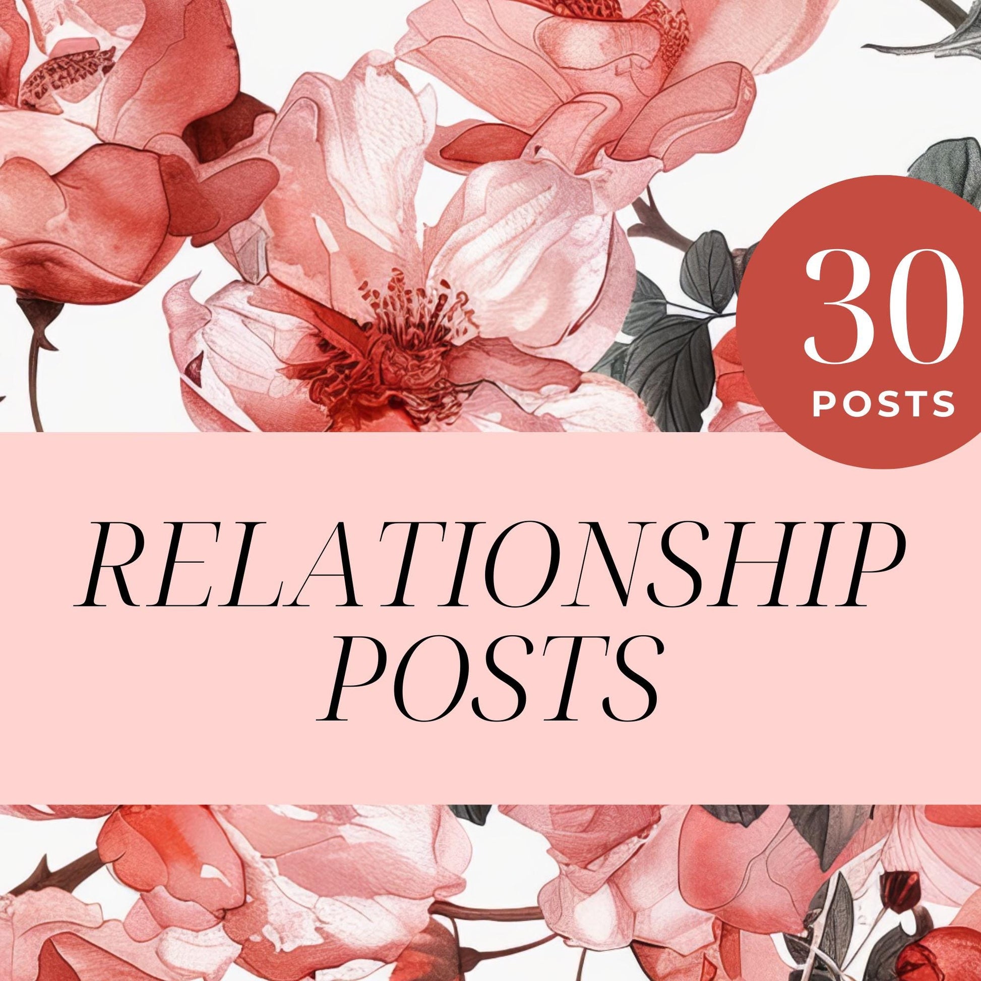 Relationship Social Media Canva Templates | Coaching & Self-Help | Social Media Planner, Analytics Guide and 800 Faceless Videos - Social Canvas