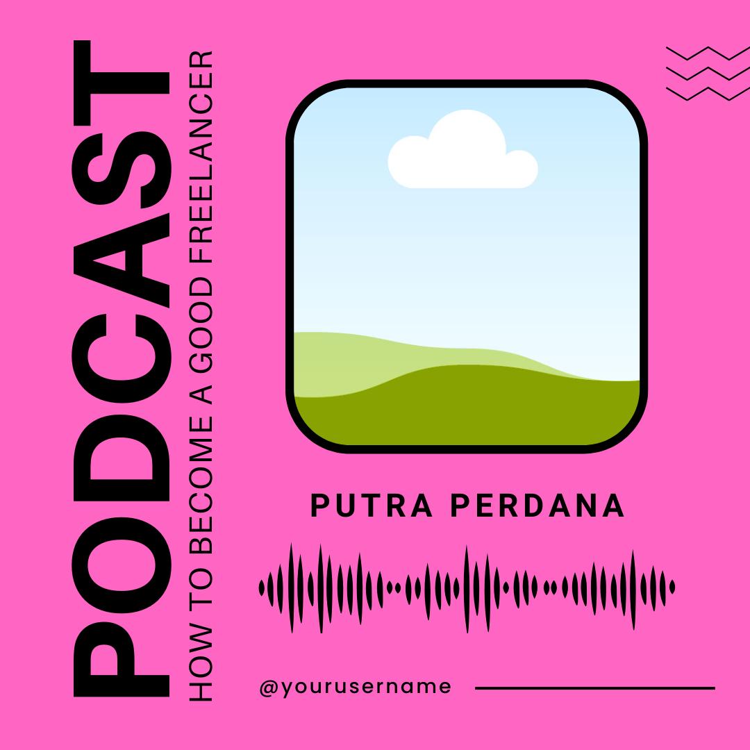 Podcast Canva Template | Social Media Podcast Graphics | Episode Announcements and Promotional Posts | Editable and Customizable - Social Canvas