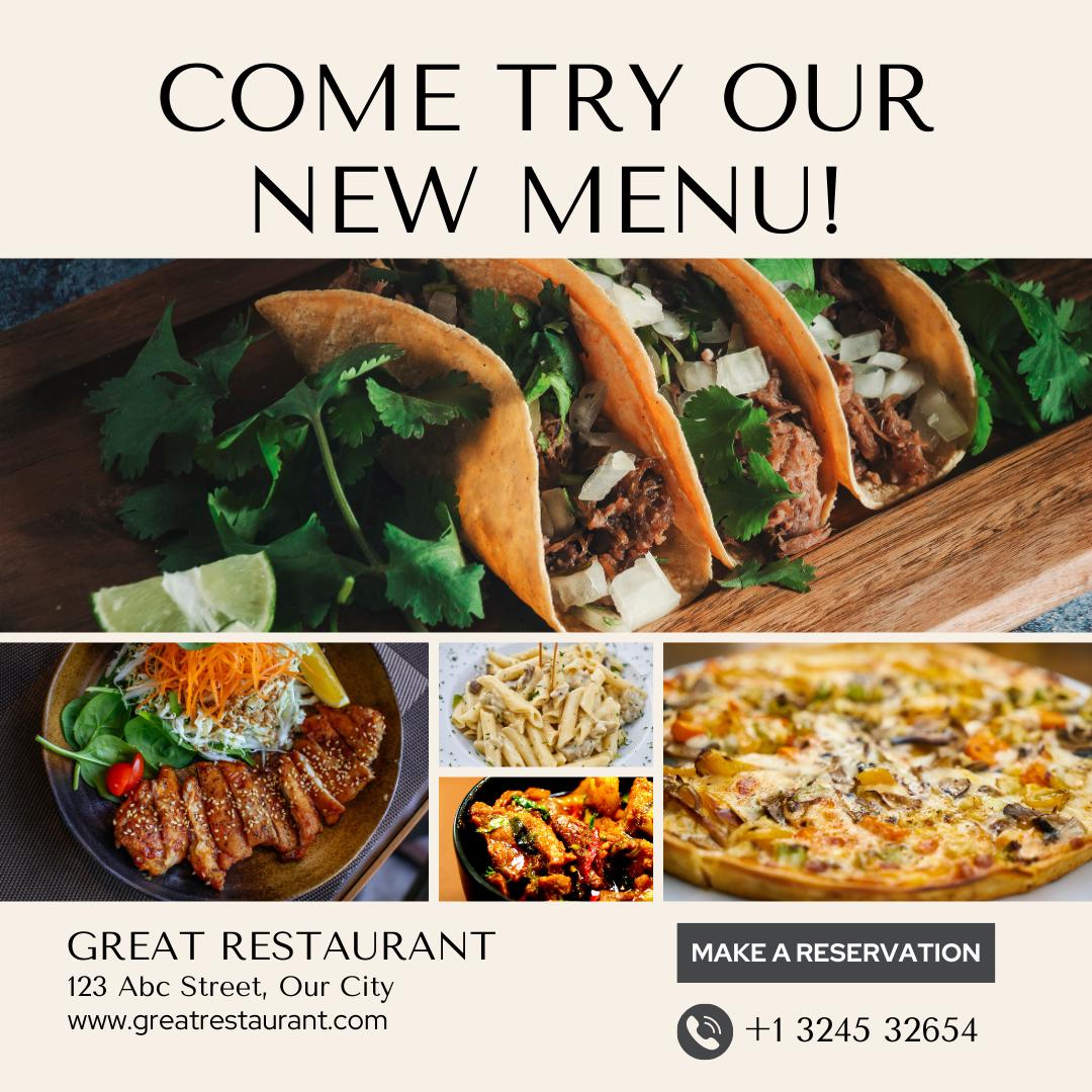 Food Service Social Media Canva Templates | Restaurant, Café & Food Delivery | Social Media Planner, Analytics Guide | 800 Faceless Videos - Social Canvas