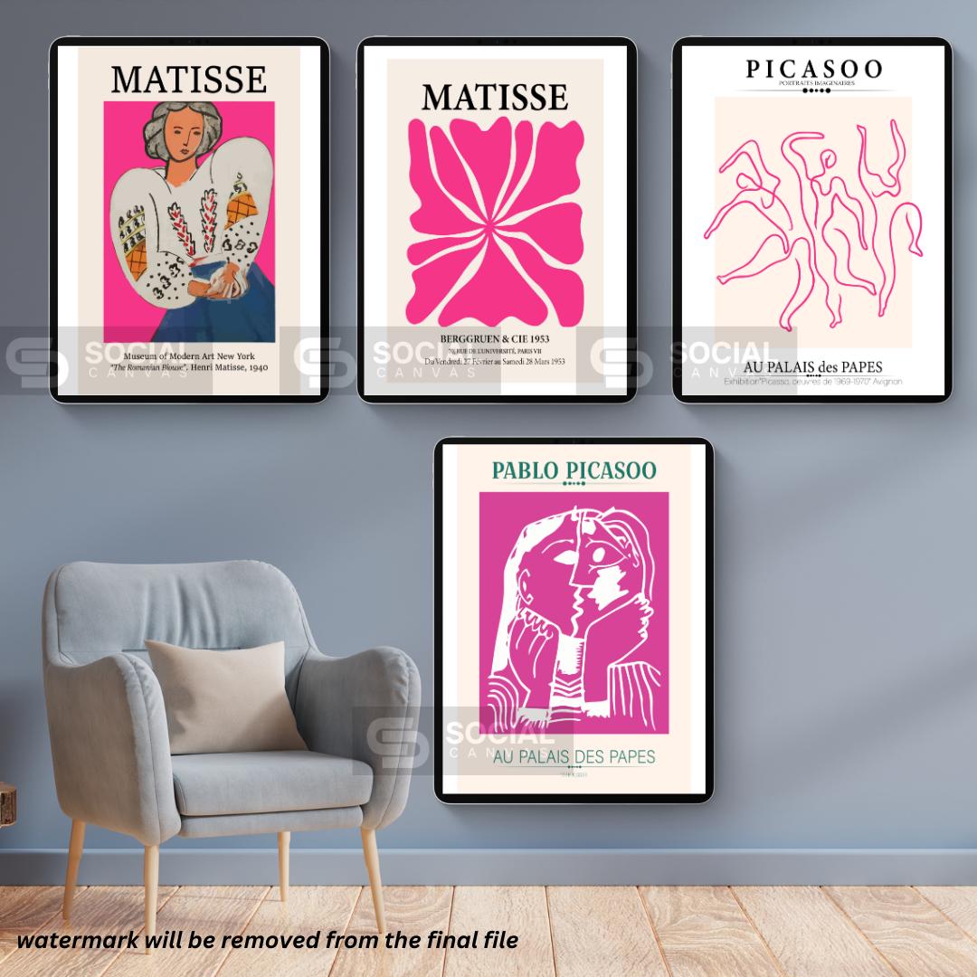 Courage Collage Art - Empowering Pop Art Print | 600 Pop Art Prints Bundle - Social Canvas