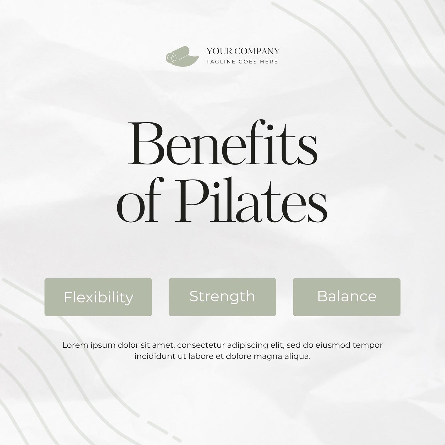 Pilates Social Media Templates | Editable Canva Templates | Fitness, Wellness & Studio Marketing Graphics | Instant Download - Social Canvas