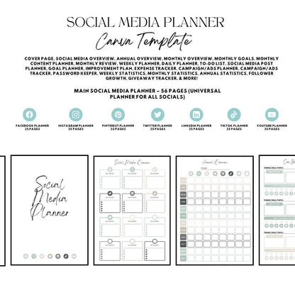 Skincare Instagram and Stories | Beauty | Aesthetic Skin Care Graphics |Social Media Planner, Analytics Guide | 800 Faceless Videos - Social Canvas