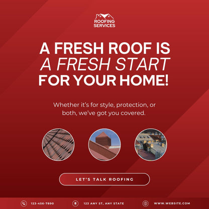 30 Roofing Social Media Templates | Roofing Business | Social Media Planner | Analytics Guide | 800 Faceless Videos - Social Canvas