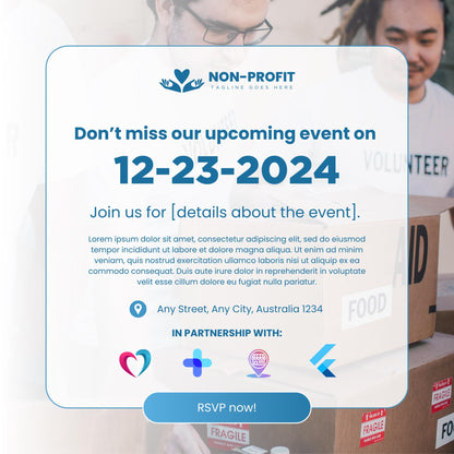 30 Non-Profit Social Media Templates | Editable Canva Fundraising and Volunteer Posts | Charity and Donation Instagram Templates - Social Canvas