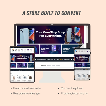 High Converting Shopify Dropshipping Store - includes $20 in Facebook ads
