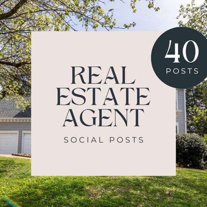 Realtor Social Media Canva Templates | Real Estate Agent Marketing Kit | Social Media Planner, Analytics Guide | 800 Faceless Videos - Social Canvas