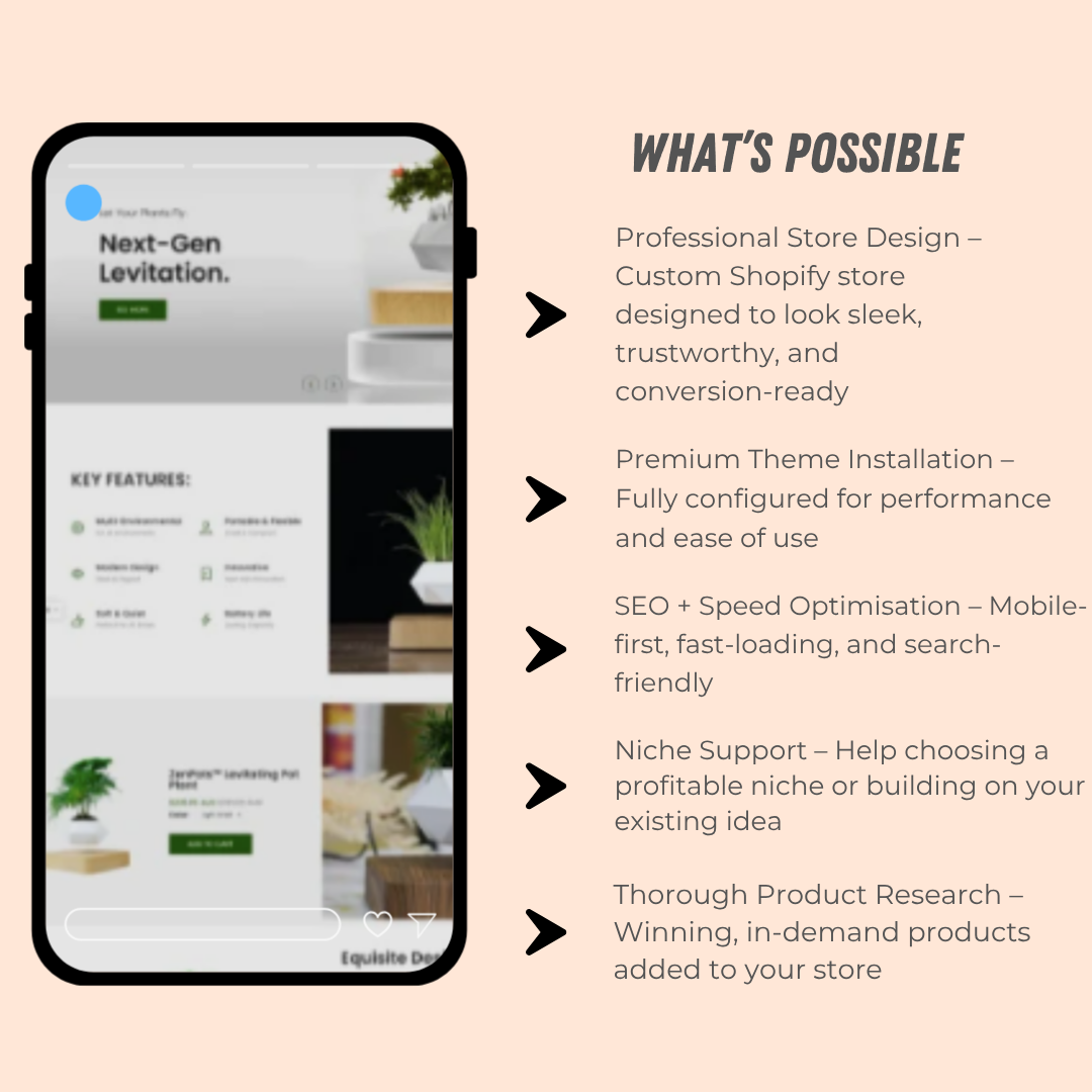 High Converting Shopify Dropshipping Store - includes $20 in Facebook ads
