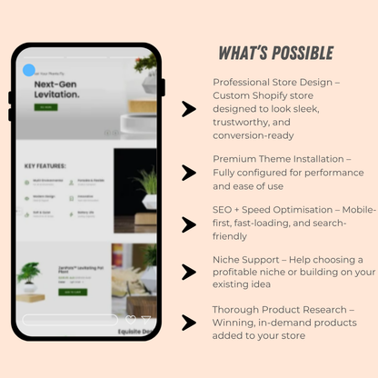 High Converting Shopify Dropshipping Store - includes $20 in Facebook ads