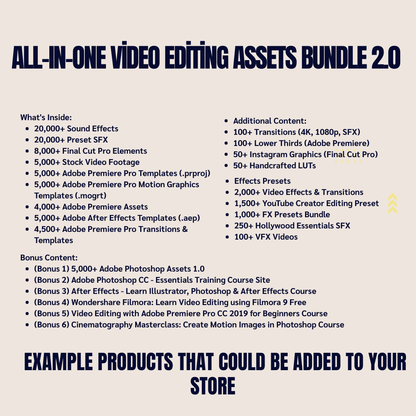 100 Digital Products + Done-for-You Shopify Store – Launch & Sell + Domain + 14-day money-back guarantee - $50 Facebook Ads Included