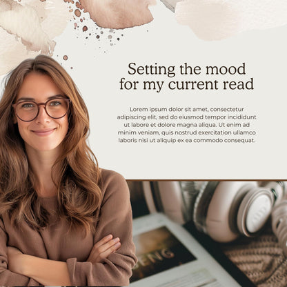 Bookstagram Canva Templates | Posts for Book Lovers Reviewers | Social Media Planner, Analytics Guide and 800 Faceless Videos - Social Canvas