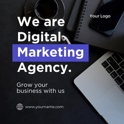 250 Digital Marketing Agency Posts & Stories Canva Templates | Social Media Planner and Analytics Guide | Canva Template Bundle - Social Canvas