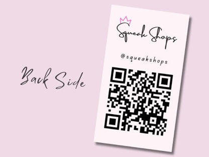 Facebook Business Card Canva Template – Editable Digital Contact Card for Entrepreneurs - Social Canvas