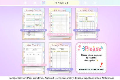 Canva Digital Planner – PLR License for Resale & Commercial Use (MRR) - Social Canvas