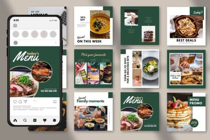 Restaurant Food Social Media Post - Social Canvas