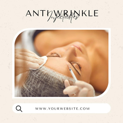 Botox & Filler Social Media Canva Templates | Social Media Planner, Analytics Guide and 800 Faceless Videos | Aesthetic Injector Marketing - Social Canvas