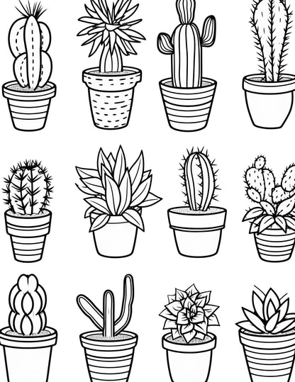 Minimalist Boho Coloring Book | 25-Page Canva Template with Bohemian Designs | Relaxing, Modern, and Aesthetic Coloring Pages - Social Canvas
