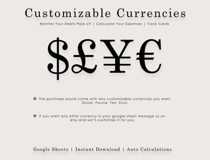 Customizable Budget Planner (Google Sheets Template) (MRR) - Social Canvas